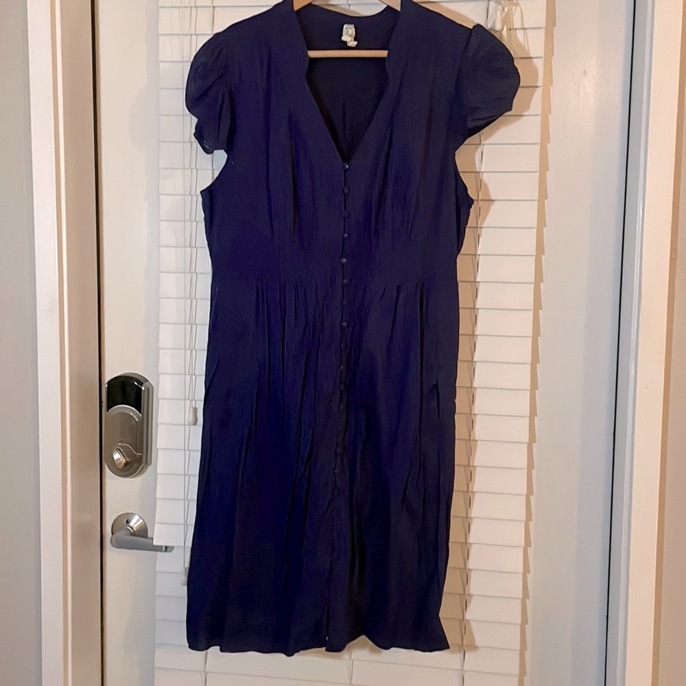 Maeve She Who Is Beautiful Cap Sleeve Dress